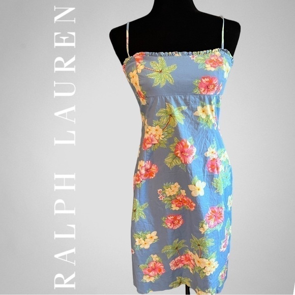 Ralph by Ralph Lauren Hibiscus sundress - Picture 1 of 5